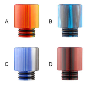 Boquilla-Drip Tip 510 de Delrin de boca ancha