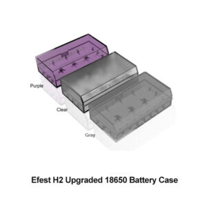 Estuche para baterías 18650 mejorado Efest H2. Llévatelo gratis en pedidos mayores a $1,000