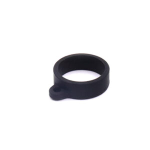 Anillo de silicón antideslizante de 20 mm con conector para cordón