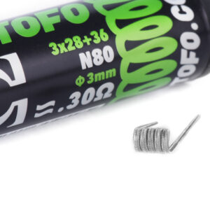 Resistencia-Coil Wotofo Ni80 Alien 28*3+36