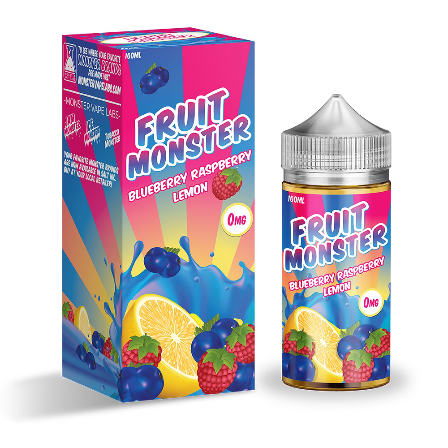 Blueberry Raspberry Lemon de Fruit Monster Vapeando